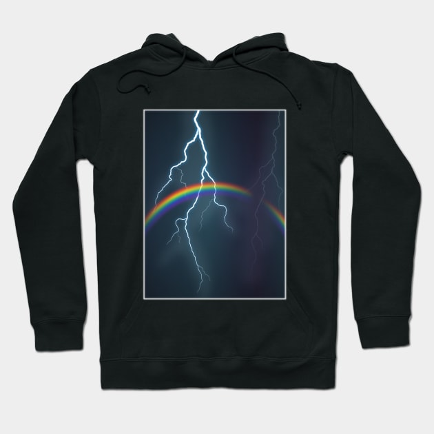 Rainbow in the Dark Hoodie by HibiscusDesign